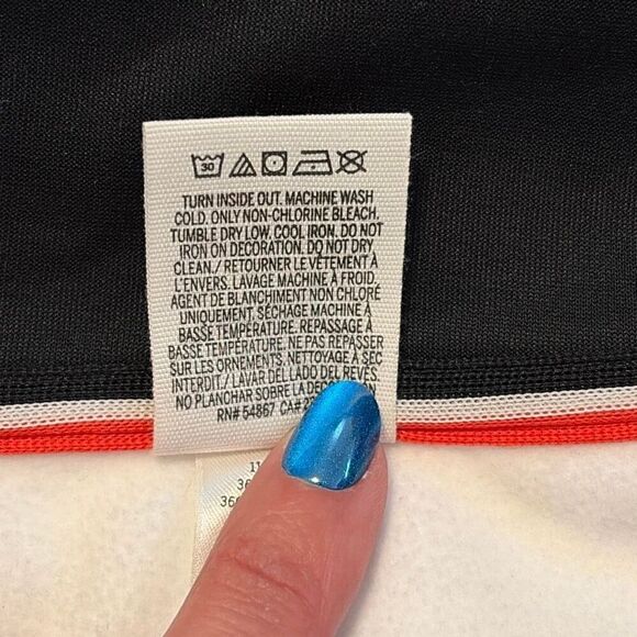 PINK Victoria’s Secret MLB Miami Marlins Full Zip White Black Top Jacket Large - Picture 6 of 7